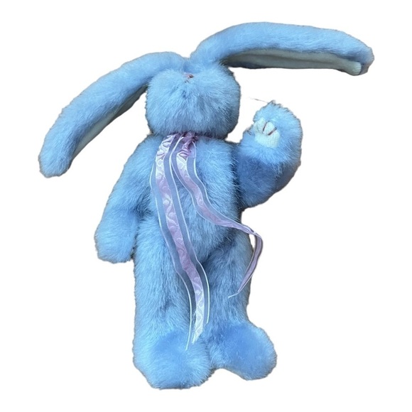 Ty Attic Treasures Azalea Jointed Bunny Rabbit Plush Beanbag Stuffed Animal Hare - Picture 1 of 7